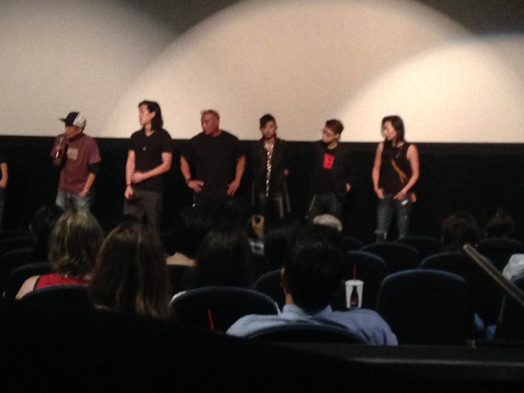Carl does Q&A for the LA premiere.