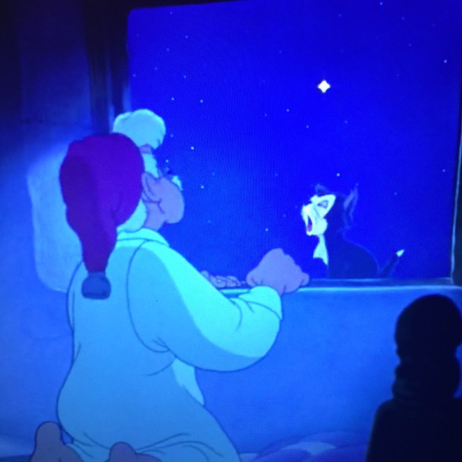 Geppetto wishes upon the fateful star.