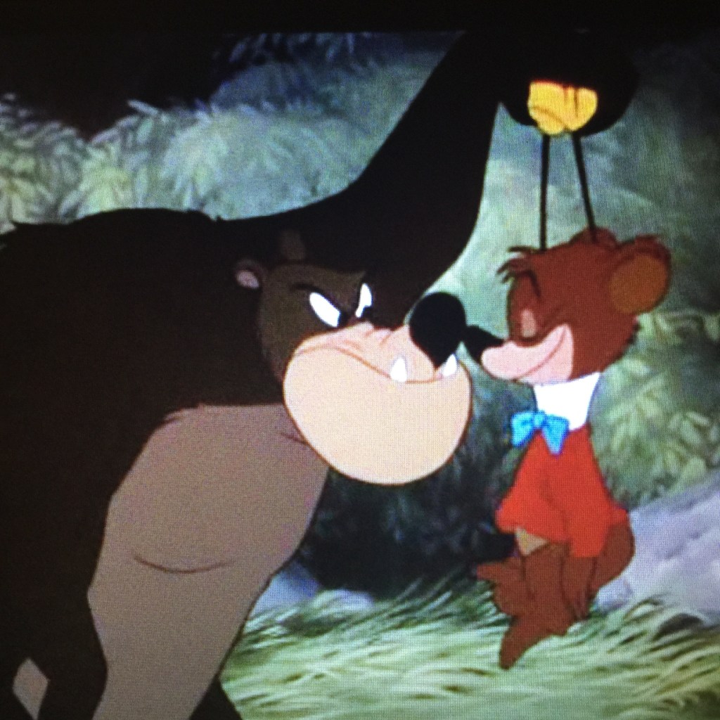 Not all bears in the wild play nice. And let's face it, with that outfit, Bongo is sort of asking for it.