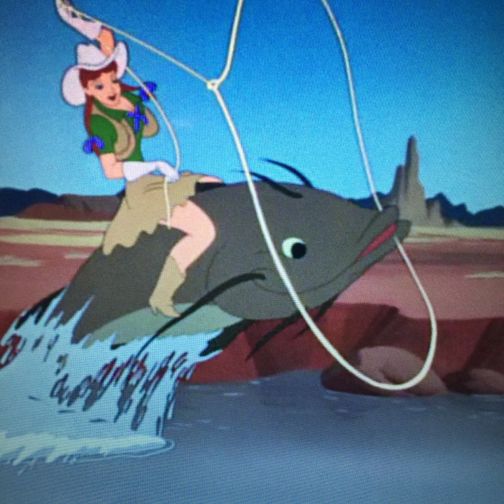 Sue should have stayed on her Fish mount.