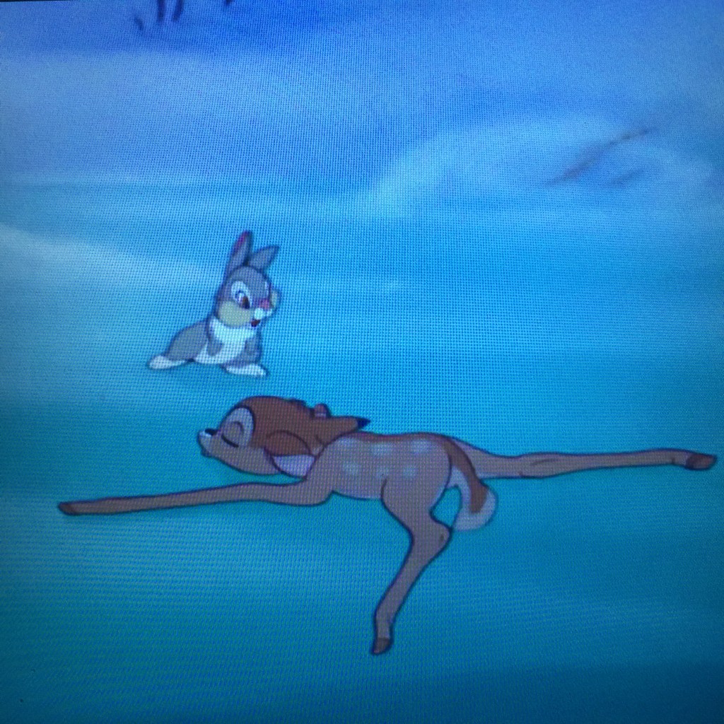 I don't think Bambi is taking this lesson well.
