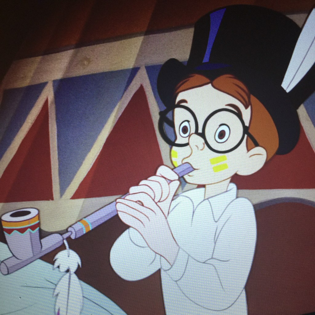 Oh look, a child smoking in a Disney movie. Why do I feel that I'm being desensitized. 