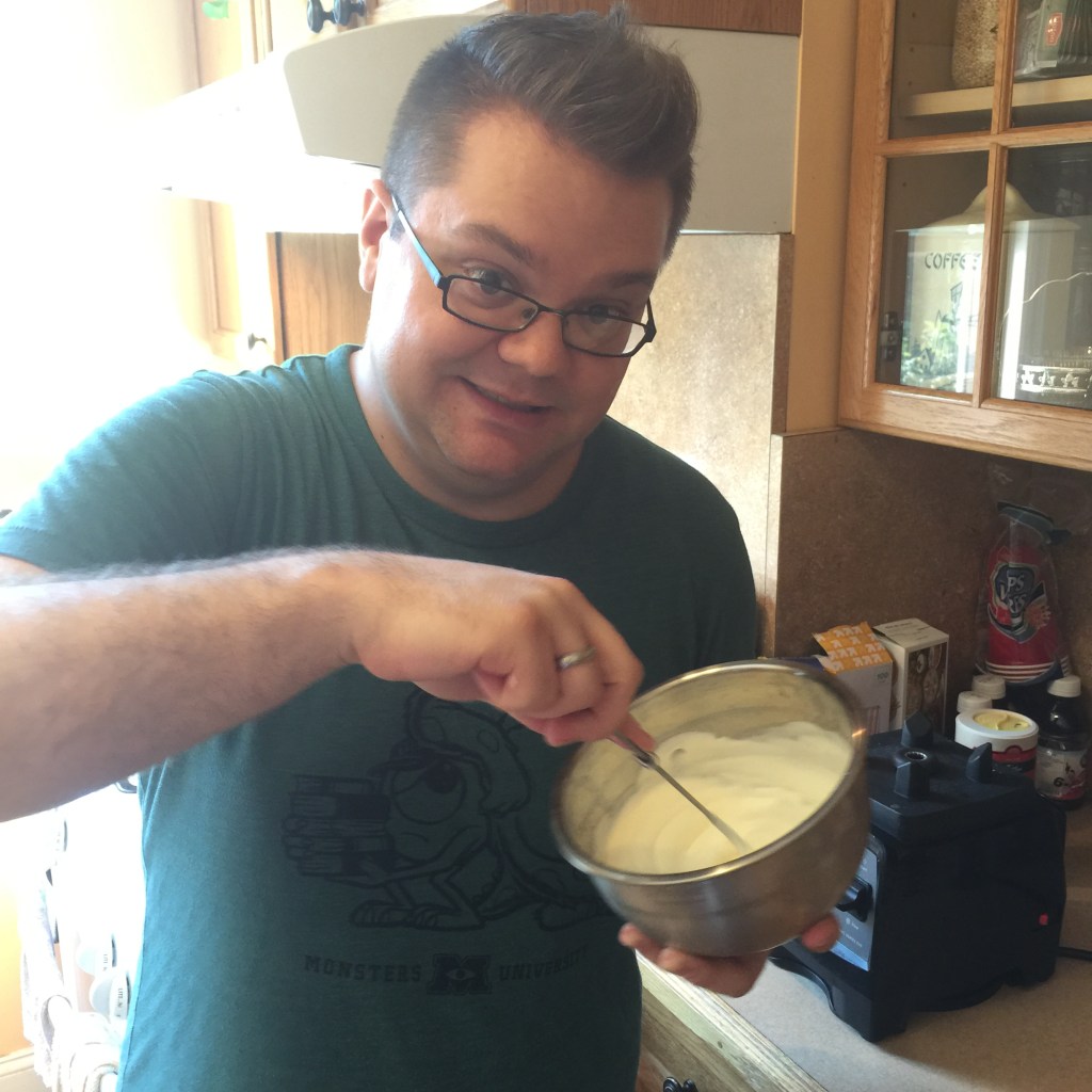 At first, making whip cream sounds fun!