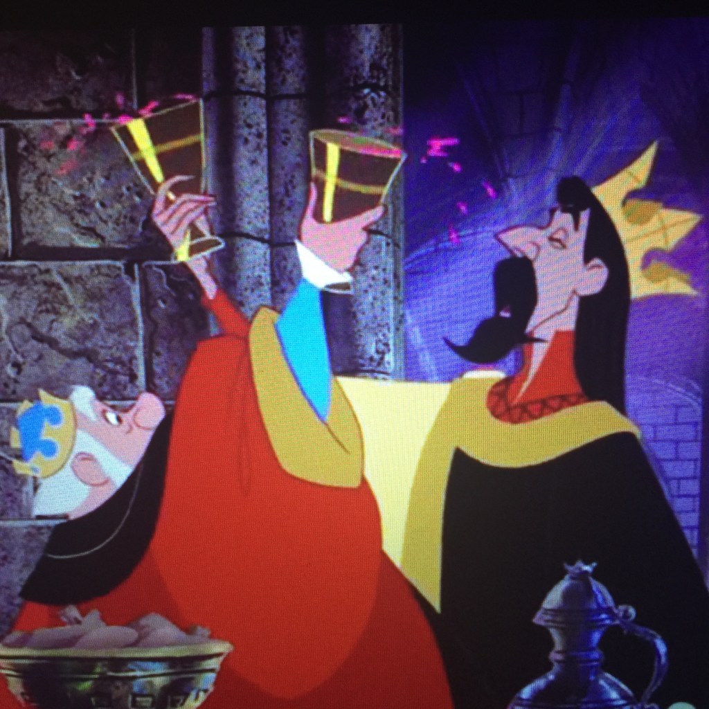 Did I mention the long sequence where these two and their minstrel get drunk as skunks?  No?  That's because it's pointless.  Moving on.