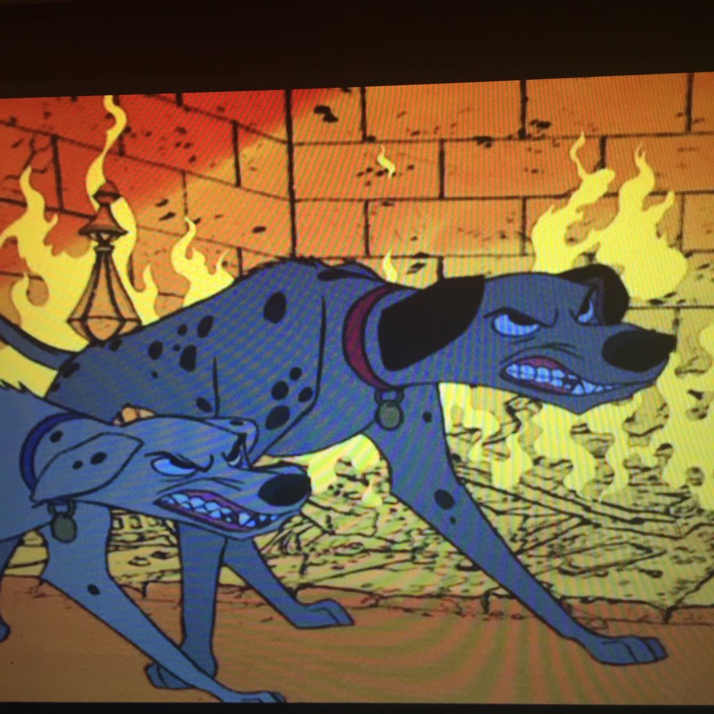 Pongo and Perdita are not amused that you won't watch their movie.