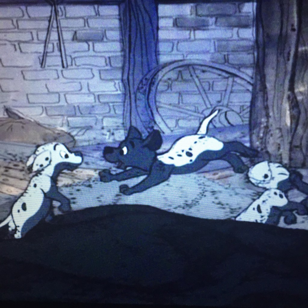 And in this scene, the animators take a much deserved break from spot drawing.