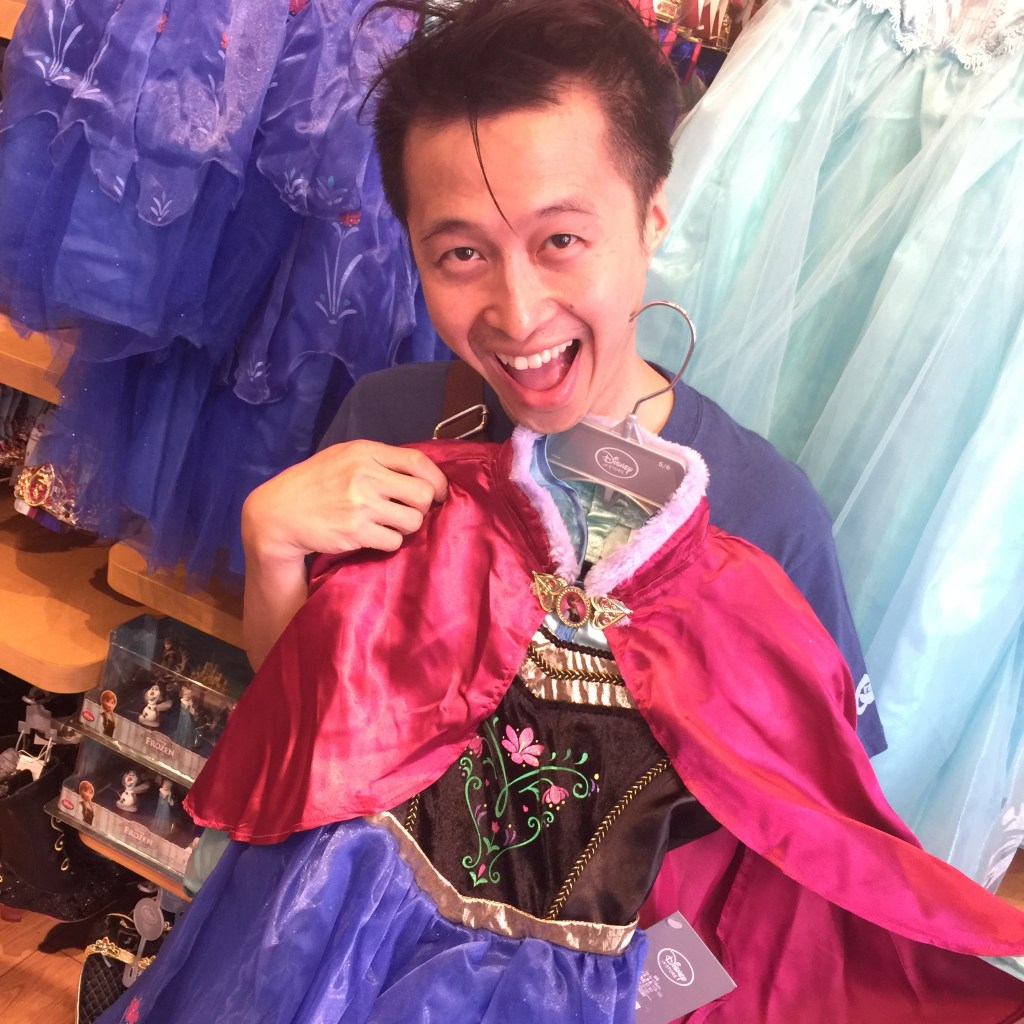 The clerk was not amused when we asked for a larger size.