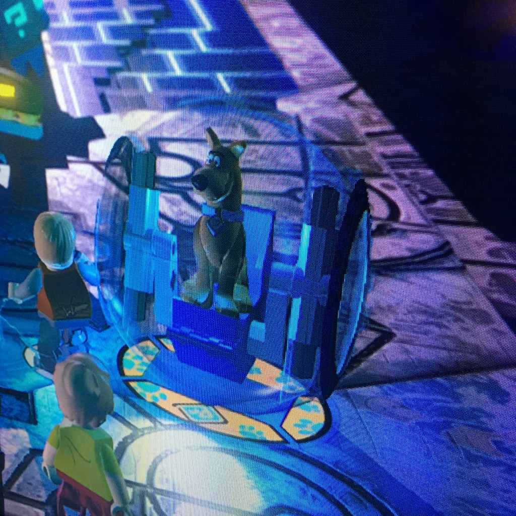 Scooby inside a gyro-ball.