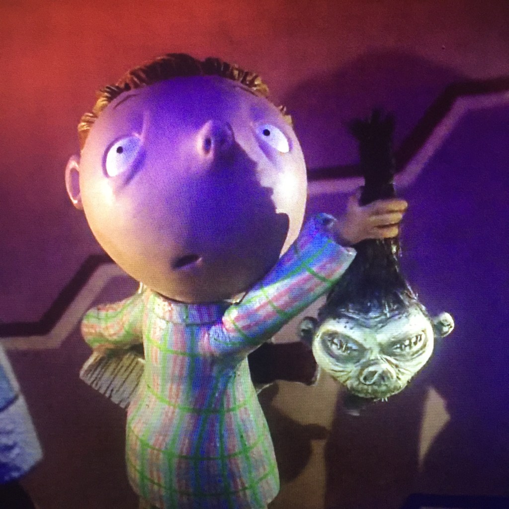 Hocus Pocus doesn't have this kid pulling this head out of that box.