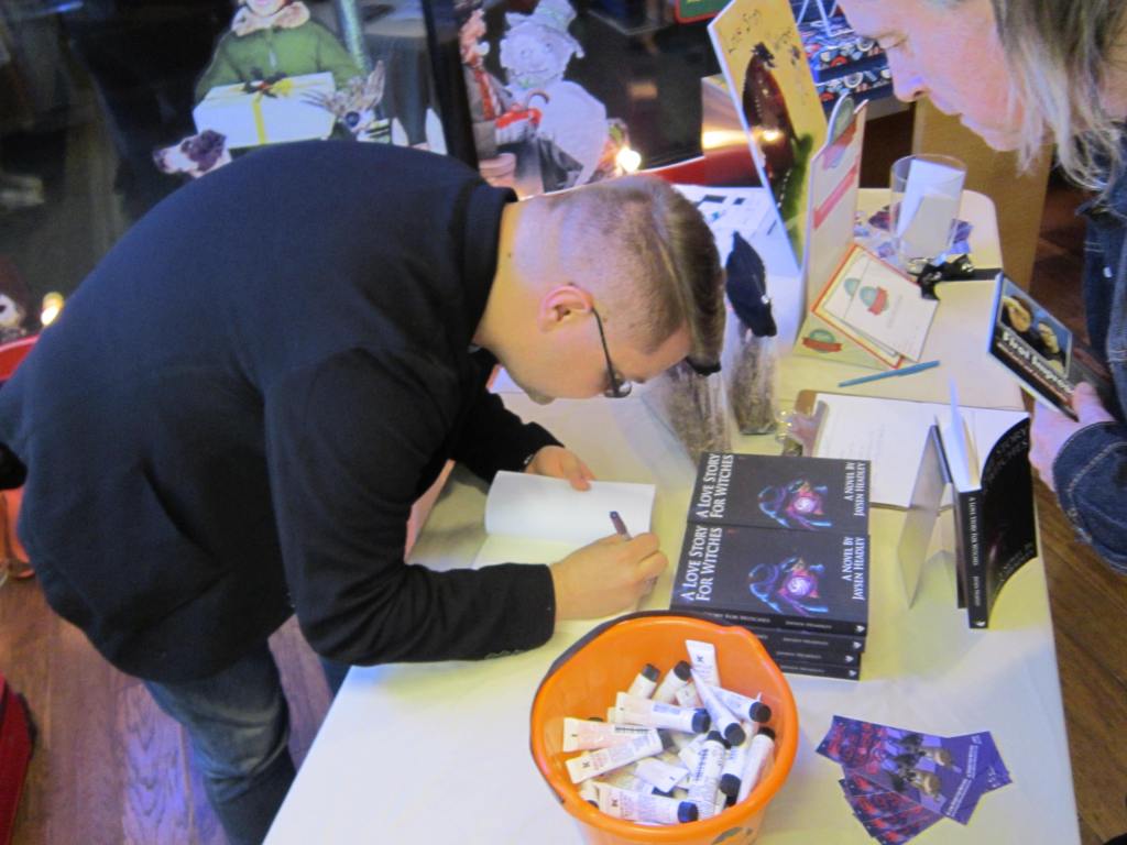 One of my first book signings. Still feels amazing to this day.