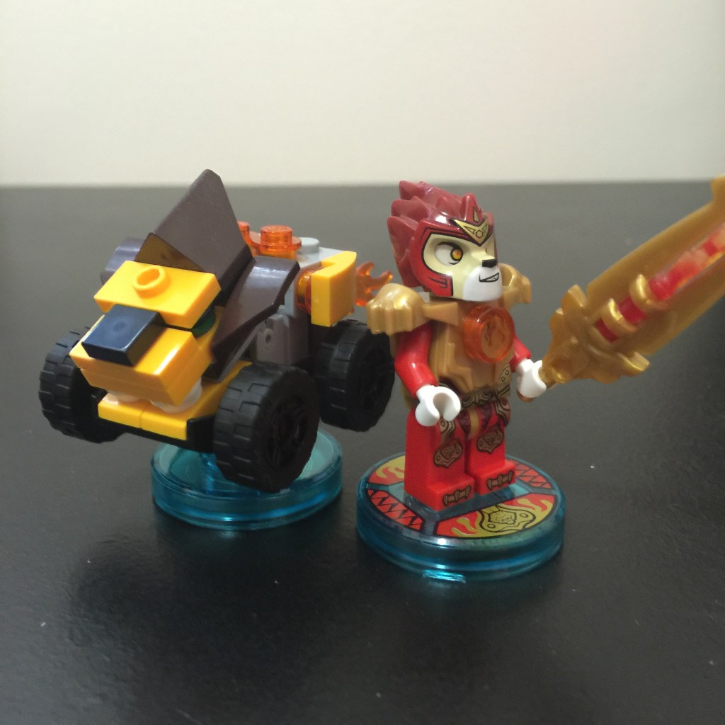 At LEGO, they put your Lion Hero inside a Lion Car so you can Lion while you Lion.  Lion?