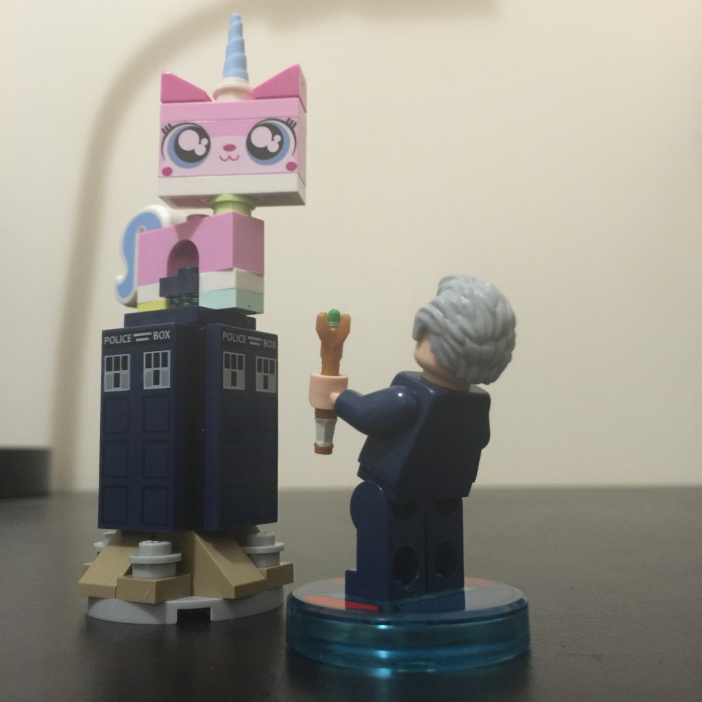 Bigger on the INSIDE!!  Not on top!  Get down from there!