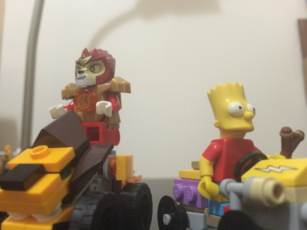 Two immature heroes.  One race track.  No Survivors.  